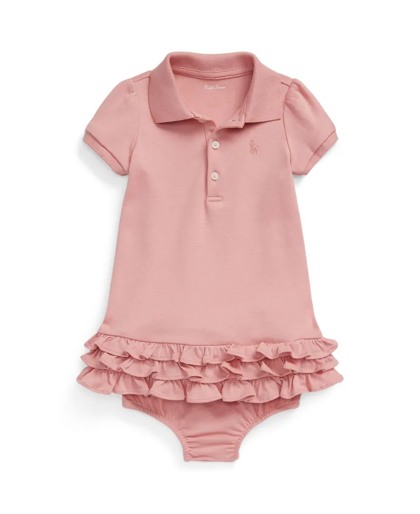 Polo Ralph Lauren Baby Girls Ruffled Short Sleeves Dress