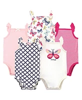 Touched by Nature Baby Girls 5Pk Organic Sleeveless Bodysuits