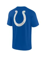 Men's and Women's Fanatics Signature Royal Indianapolis Colts Super Soft Short Sleeve T-shirt