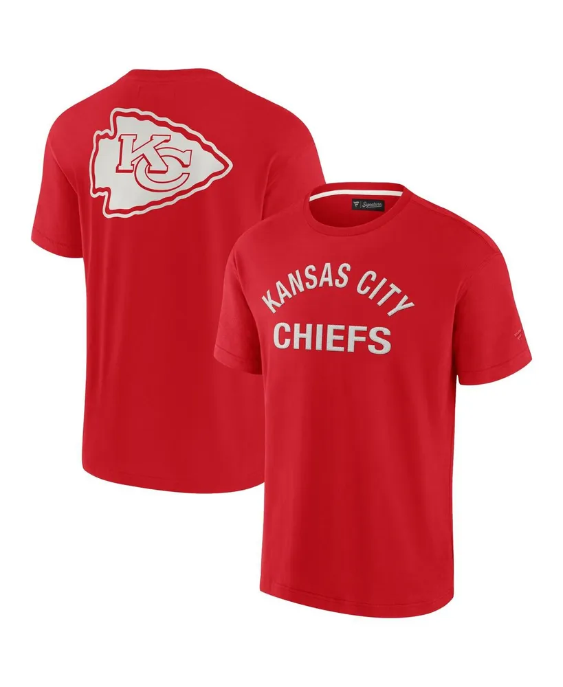 Unisex Fanatics Signature Red Kansas City Chiefs Super Soft Short Sleeve T-Shirt Size: Small