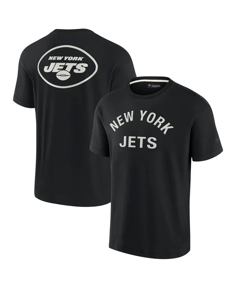 Unisex Fanatics Signature Black New York Jets Super Soft Long Sleeve T-Shirt