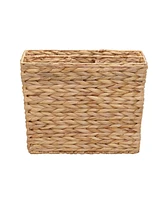 Side to Side Hyacinth Magazine Basket