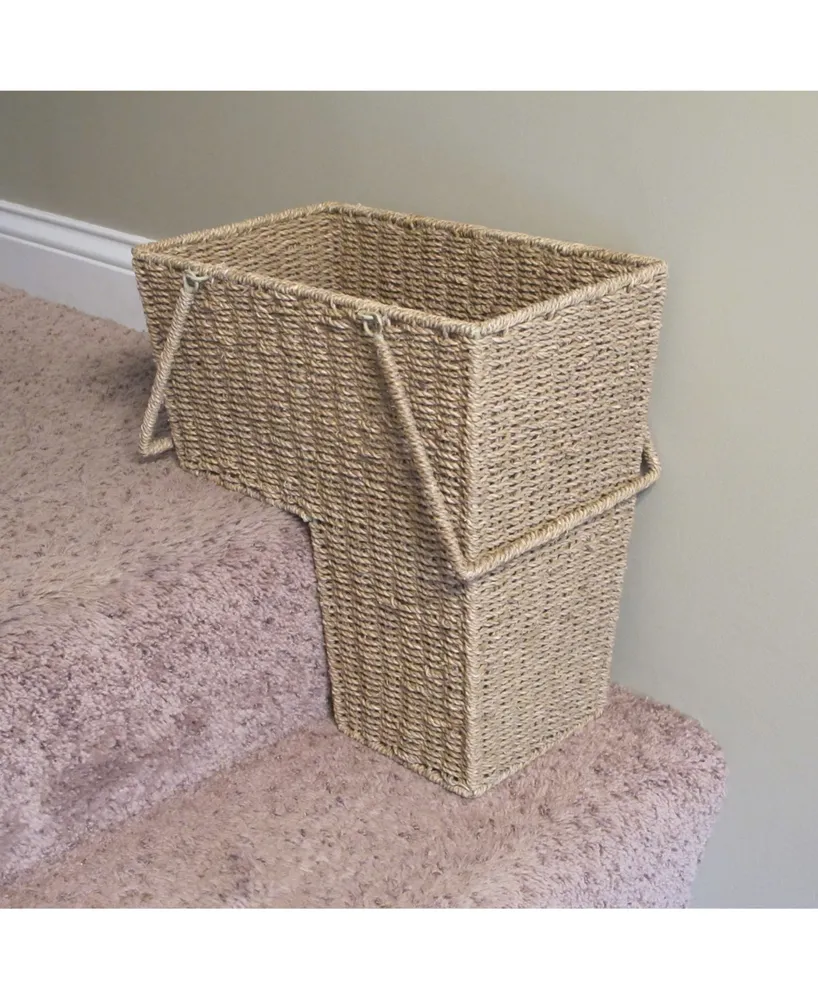 Stairstep Basket Seagrass