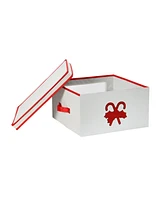 Holiday Box, Large Red Candy Cane