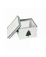 Holiday Box, Medium Green Tree