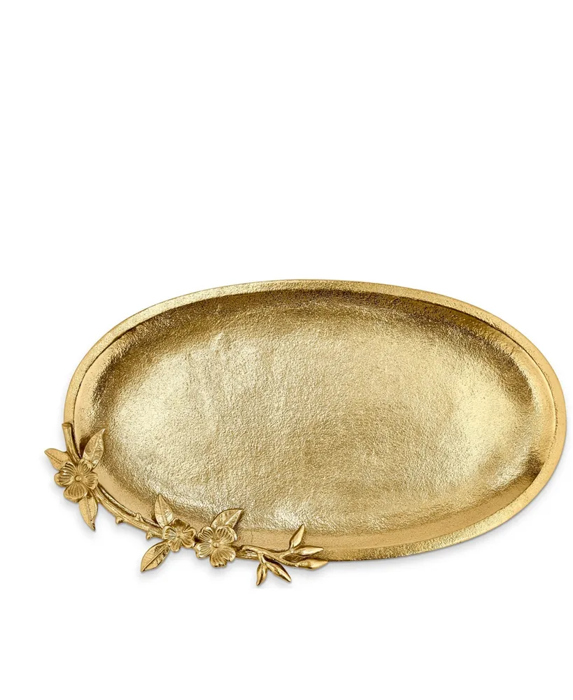 Charter Club Harvest Figural Gold Tray Server, Created for Macy's