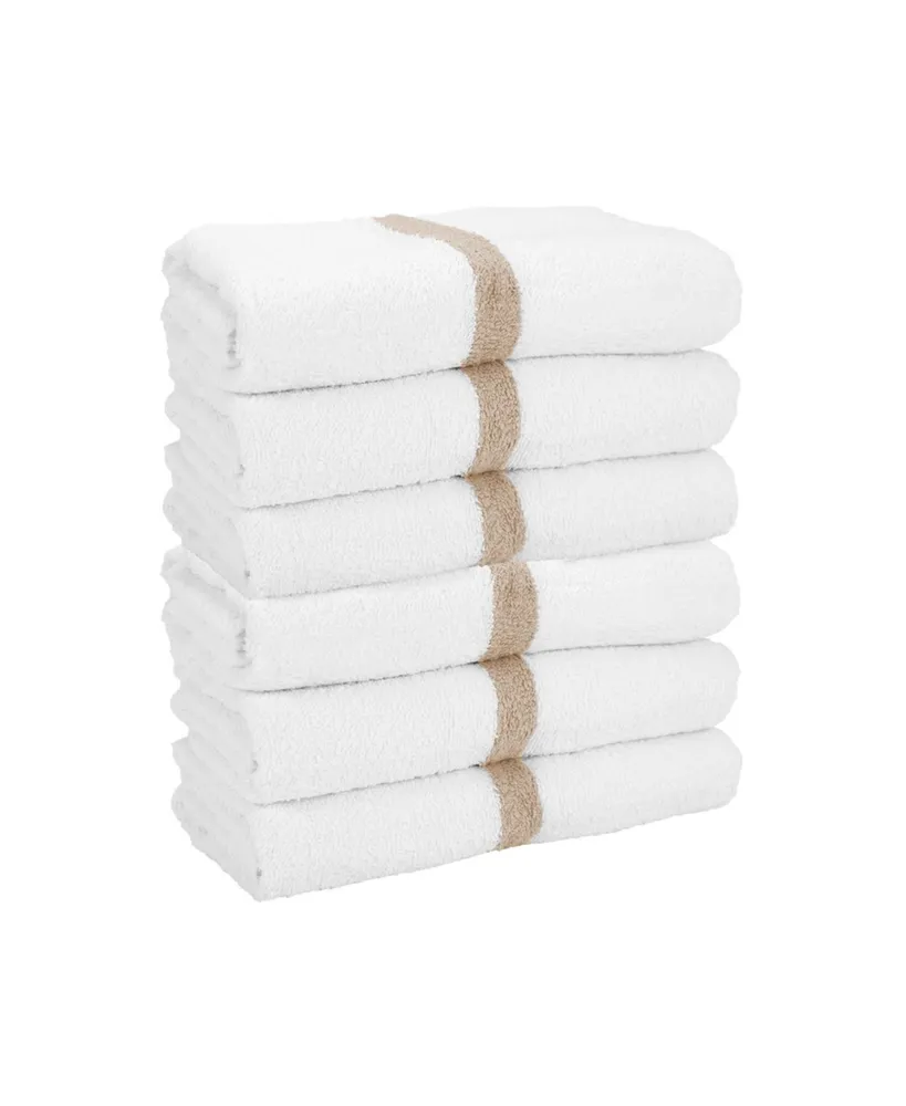 Ring Spun Cotton Bath Towels (6 Pack), 25x52, Color Options, Soft Bathroom  Towel