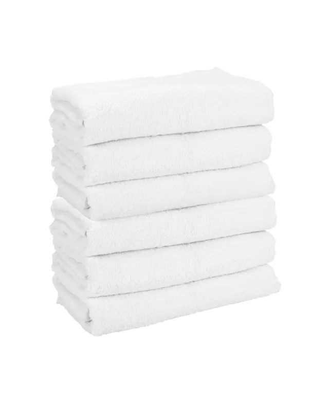 Arkwright Home Power Gym Bath Towels (6 Pack) - 22x44, Color