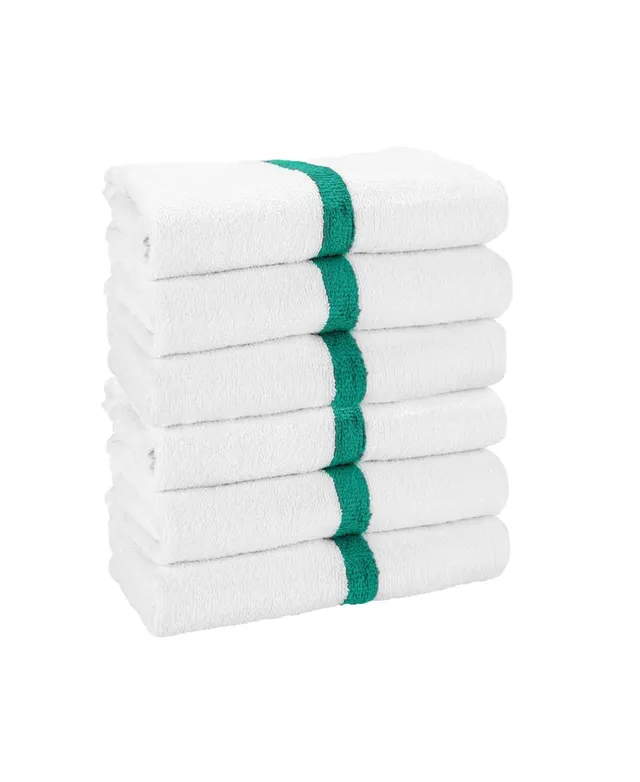 Ring Spun Cotton Bath Towels (6 Pack), 25x52, Color Options, Soft Bathroom  Towel