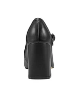 Marc Fisher Women's Charine Square Toe Block Heel Dress Pumps