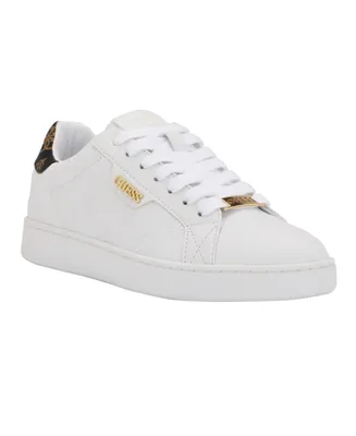 Guess Women's Renzy Easy Lace Up Sneakers with Logo Details