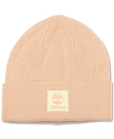 Timberland Women's Classic Tonal Patch Cuffed Beanie