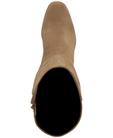 Lucky Brand Women's Mekinna Lace-Up Stacked-Heel Dress Boots