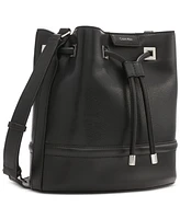 Calvin Klein Ash Drawstring Adjustable Bucket Bag