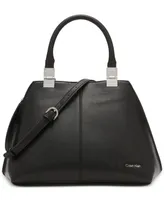 Calvin Klein Granite Convertible Satchel with Magnetic Snap