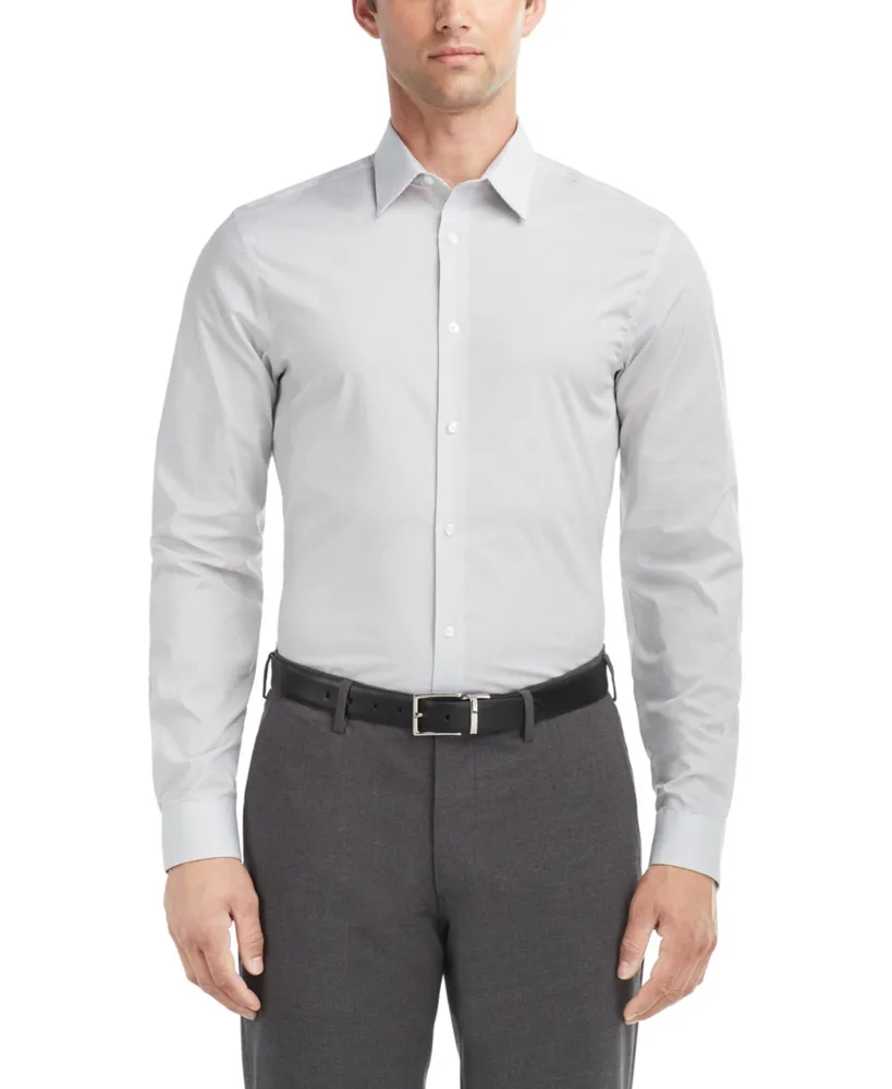 calvin klein slim fit stretch shirt