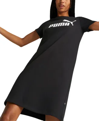 Puma Women's Essentials Logo Short-Sleeve French Terry Dress