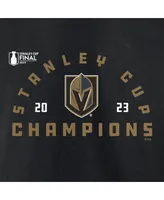 Men's Fanatics Black Vegas Golden Knights 2023 Stanley Cup Champions Jersey Roster T-shirt