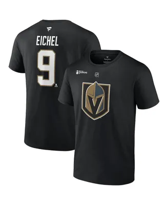 Men's Fanatics Jack Eichel Black Vegas Golden Knights 2023 Stanley Cup Champions Big and Tall Name and Number T-shirt