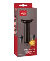 Vacu Vin Wine Saver Concerto Pump with 2 Stoppers