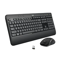 Logitech MK540 Wireless Combo With Keyboard And Mouse - Black