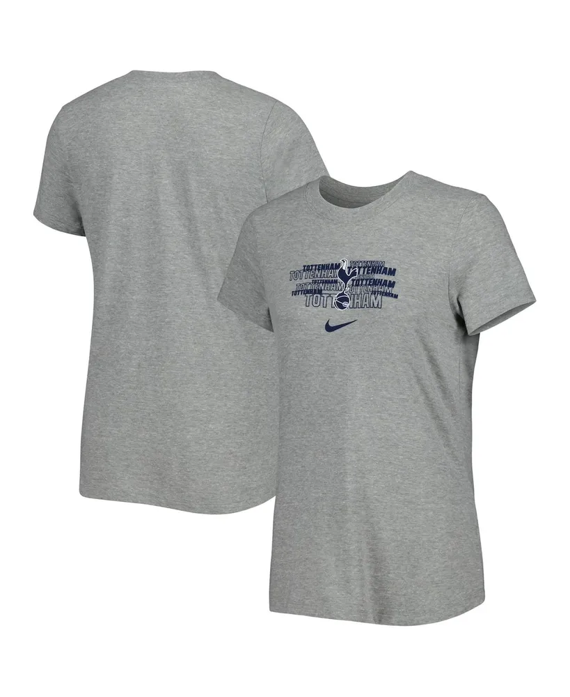 Women's Nike Gray Tottenham Hotspur Varsity Space-Dye T-shirt