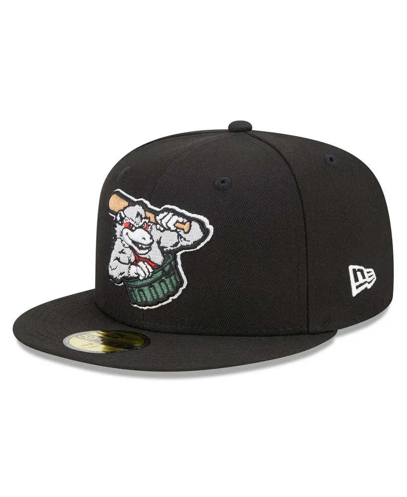 Men's New Era Black Arkansas Travelers Marvel x Minor League 59FIFTY Fitted Hat