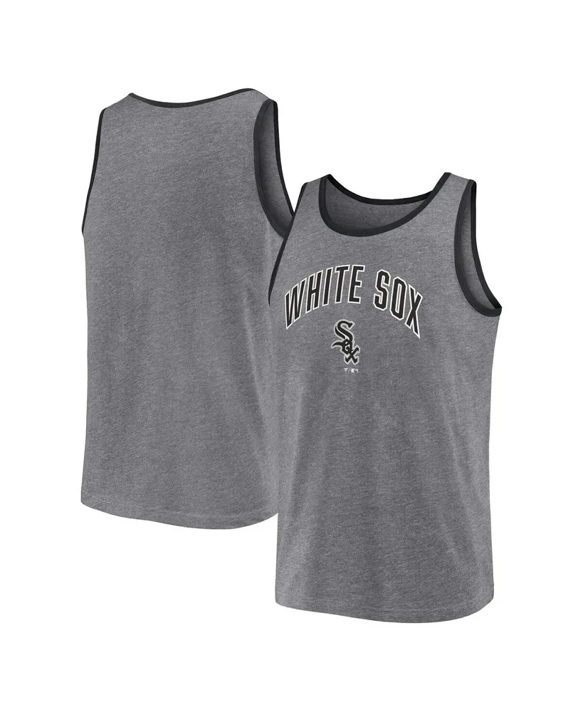 Men's Fanatics Heather Gray Chicago White Sox Primary Tank Top