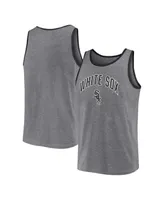 Men's Fanatics Heather Gray Chicago White Sox Primary Tank Top