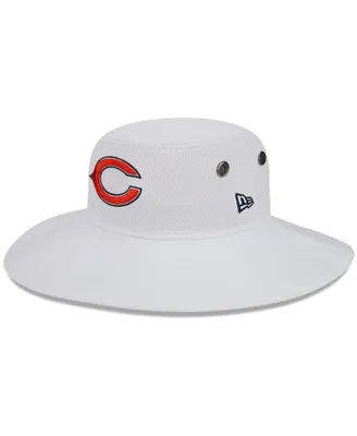 Men's New Era White Chicago Bears 2023 Nfl Training Camp Primary Logo Panama Bucket Hat
