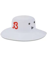 Men's New Era White Chicago Bears 2023 Nfl Training Camp Secondary Logo Panama Bucket Hat