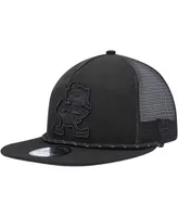 Men's New Era Black Cleveland Browns Illumination Golfer Snapback Trucker Hat