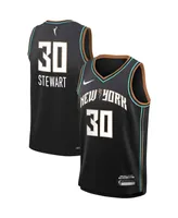 Big Boys and Girls Nike Breanna Stewart Black New York Liberty Swingman Player Jersey