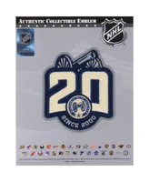 Men's and Women's Columbus Blue Jackets Unsigned 2020-21 25th Anniversary Season National Emblem Alternate Jersey Patch