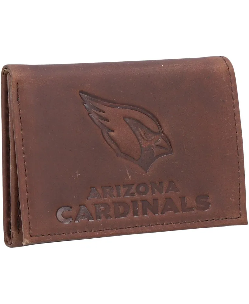 Home, Evergreen Enterprises Men's Arizona Cardinals Leather Team Wordmark  Tri-Fold Wallet