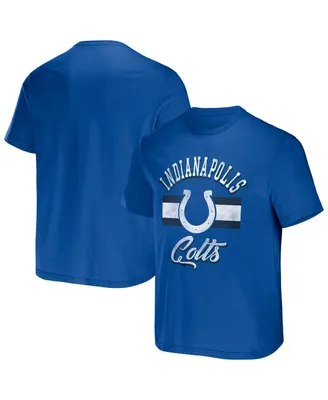 Men's Nfl x Darius Rucker Collection by Fanatics Royal Indianapolis Colts Stripe T-shirt