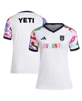 Women's adidas White Austin Fc 2023 Pride Pre-Match Jersey