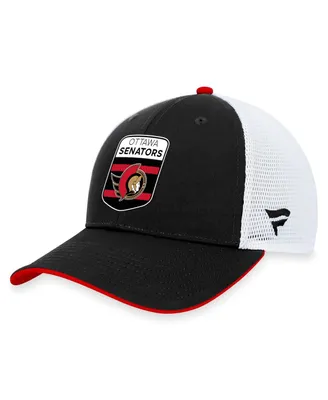 Men's Fanatics Black Ottawa Senators 2023 Nhl Draft On Stage Trucker Adjustable Hat