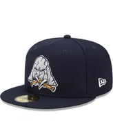 Men's New Era Navy Midland Rockhounds Marvel x Minor League 59FIFTY Fitted Hat