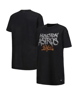 Women's The Wild Collective Black Houston Astros T-shirt Dress