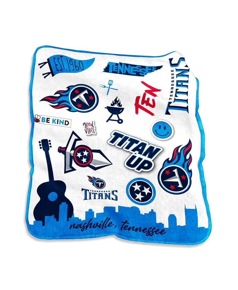 Tennessee Titans 50'' x 60'' Native Raschel Plush Throw Blanket