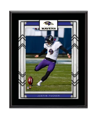Justin Tucker Baltimore Ravens 10.5" x 13" Player Sublimated Plaque