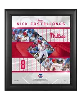 Nick Castellanos Philadelphia Phillies Framed 15" x 17" Stitched Stars Collage