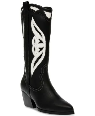Dv Dolce Vita Women's Keiley Water-Resistant Pull-On Cowboy Boots