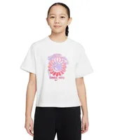 Nike Sportswear Girls Cotton Boxy T-shirt