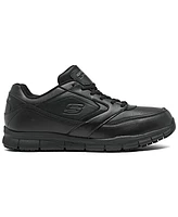Skechers Men's Work Relaxed Fit- Nampa Slip Resistant Casual Sneakers from Finish Line