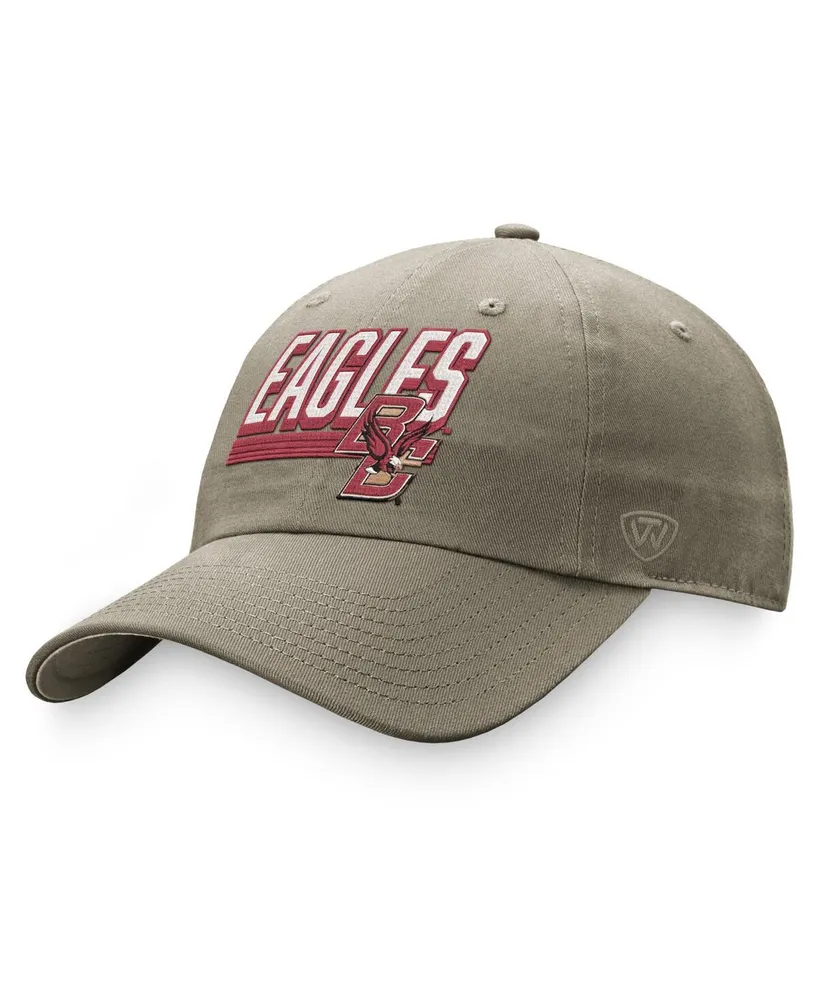 Men's Top of the World Khaki Boston College Eagles Slice Adjustable Hat