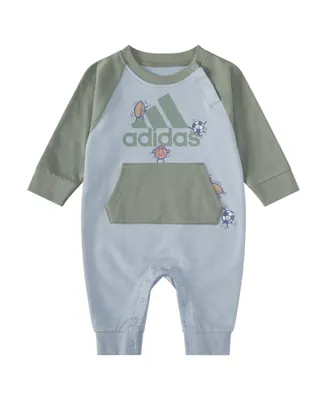 adidas Baby Boys Long Sleeve Sport Color Block Coverall
