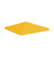 vidaXL 2-Tier Gazebo Top Cover 1 oz/ft² 9.8'x9.8' Yellow