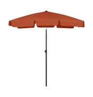 vidaXL Beach Umbrella Terracotta 70.9"x47.2"